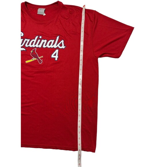 St Louis‎ Cardinals Yadier Molina #4 Men's Majestic  Shirt Adult Size 2XL - Picture 9 of 10